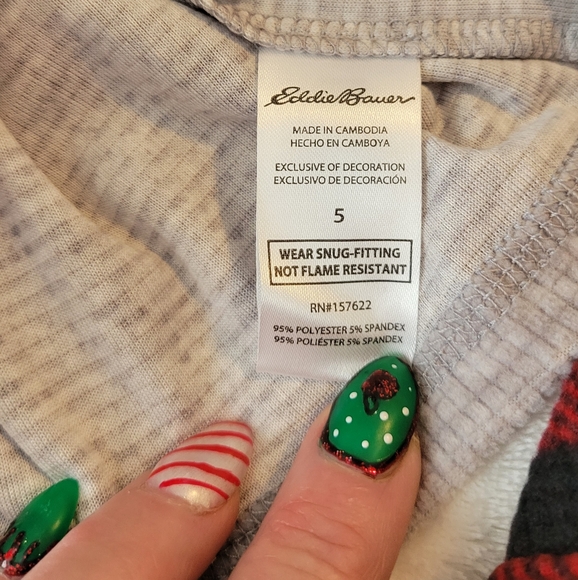 Eddie Bauer Buffalo plaid pajama set. 2 sizes - Picture 6 of 13